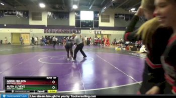 120 lbs Cons. Semi - Ruth Luyeye, Iowa City, Liberty vs Addie Nelson, Southeast Polk