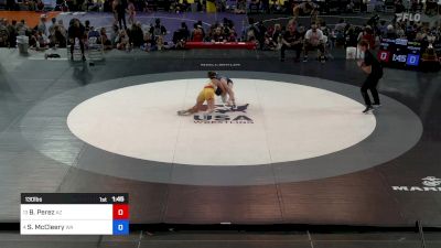 130 lbs Rnd Of 16 - Brooklyn Perez, AZ vs Saige McCleery, WA