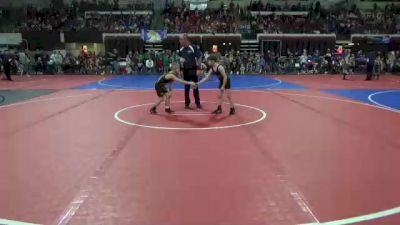 66 lbs Champ. Round 1 - Boone McBride, Glendive Mat Devils vs Brody Hedges, CJI Hawks