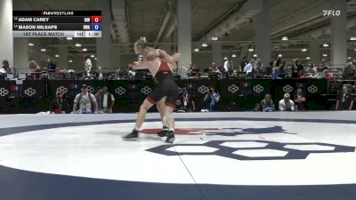 57 lbs 1st Place Match - Adam Carey, Immortal Athletics WC vs Mason Milsaps, Boneyard Wrestling Academy