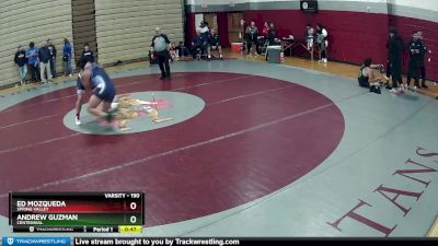 190 lbs Cons. Round 5 - Ed Mozqueda, Spring Valley vs Andrew Guzman, Centennial