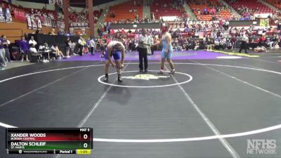 3-2-1A 215 Cons. Round 1 - Dalton Schleif, St. Marys vs Xander Woods, Burden-Central