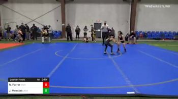 60 lbs Quarterfinal - Noah Ferrer, Colon Trained vs James Messina, Cedar Grove