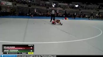 45 lbs Semis & 1st Wrestleback (8 Team) - Rylan Kuhns, Maple River/United South Central vs Henry Pederson, NLS (New London/Spicer)