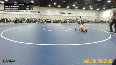 85 lbs Semifinal - Dustin Alvarado, Northern Colorado 14U vs Rocco Palillian, POWA 14U