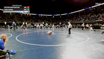56 lbs Quarterfinal - Peyton Strittmatter, Bishop McCort vs Cora Studd, Canon-McMillan