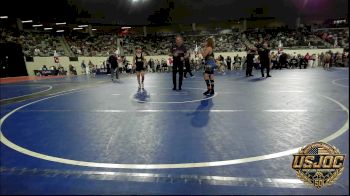 110 lbs Quarterfinal - Skielar Ford, Noble Takedown Club vs Bodie Franklin, Madill Takedown