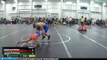 96 lbs Round 3 (8 Team) - Kamdyn Borrero, Revival Y vs Mason McDonald, Rambler