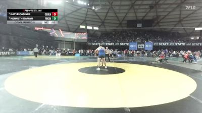 Boys 1B/2B 285 Cons. Round 5 - Kenneth Daman, Forks vs Kayle Casimir, Almira Coulee Hartline