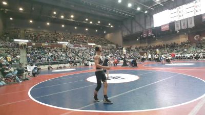 4A 106 lbs Quarterfinal - Preston Wooten, Pottsville vs Aison Dring, CAC