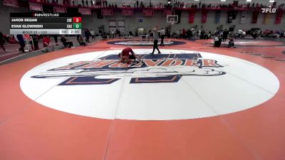 133 lbs Champ. Round 1 - Jakob Regan, Coe vs Evan Glowinski, Carthage College