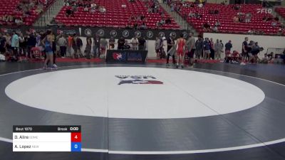 51 kg Cons 16 #1 - Daniel Alire, Somerton Wrestling Club vs Austin Lopez, New Mexico