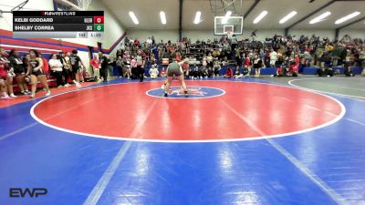 155 lbs Round Of 16 - Kelbi Goddard, Glenpool vs Shelby Correa, Jenks
