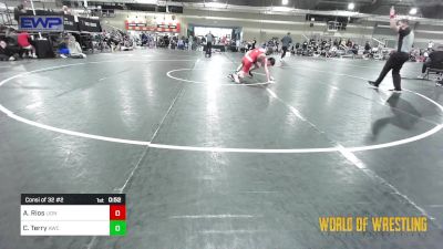 108 lbs Consi Of 32 #2 - Avery Rios, Lions Wrestling Academy vs Cannon Terry, Augusta Wrestling Club