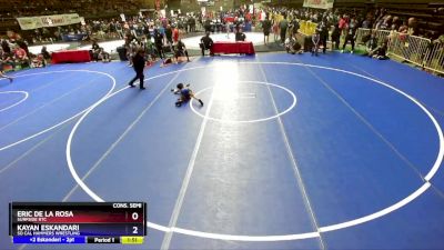 53 lbs Cons. Semi - Eric De La Rosa, Surfside RTC vs Kayan Eskandari, So Cal Hammers Wrestling