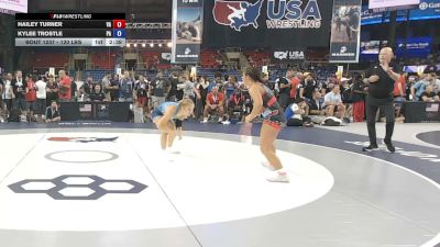 120 lbs Cons. Sub-rd Of 32 - Hailey Turner, Virginia vs Kylee Trostle, Pennsylvania