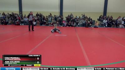 75 lbs Cons. Round 2 - Cole Pearsall, No Nonsense Wrestling vs Adin Kollross, Luxemburg-Casco