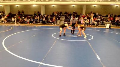 120-128 lbs Round 3 - McKenzie Luce, Maxwell Jr Cats vs Swayzee Johnston, FoxFit