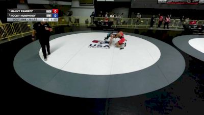 70 lbs Semis - Manny Ramirez, Western High School Wrestling vs Rocky Humphrey, High Desert Wrestling Club