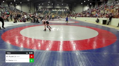 70 lbs Final - Marcus Ruzek Jr., Social Circle USA Takedown vs Roman Davis, Oconee Youth Wrestling