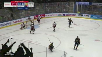 Emil Hemming Blasts A One-Timer To Give Barrie A 4-1 Lead
