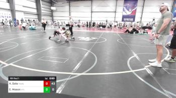 100 lbs Rr Rnd 1 - Koen Sola, Team Nauman vs Evan Mason, HFL