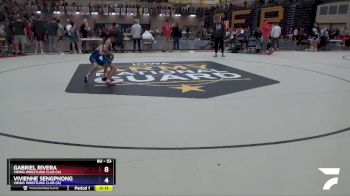 53 lbs Round 3 - Gabriel Rivera, Viking Wrestling Club (IA) vs Vivienne Sengphong, Viking Wrestling Club (IA)