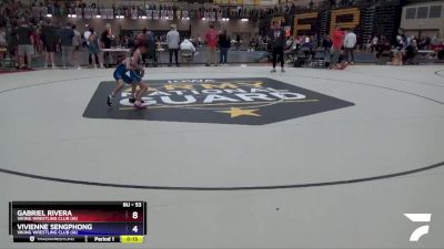 53 lbs Round 3 - Gabriel Rivera, Viking Wrestling Club (IA) vs Vivienne Sengphong, Viking Wrestling Club (IA)