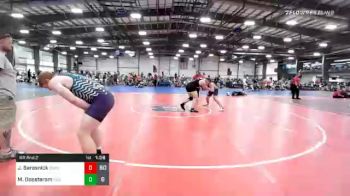 220 lbs Prelims - Josh Sarasnick, Quest School Of Wrestling Black vs Matt Ooosterom, D2 Ducks