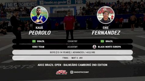 Eike Fernandez vs Kauã Pedrolo 2024 ADCC Balneario Open