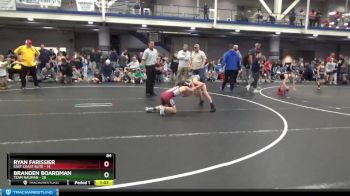 84 lbs Round 2 (8 Team) - Branden Boardman, Team Nauman vs Ryan Farissier, East Coast Elite