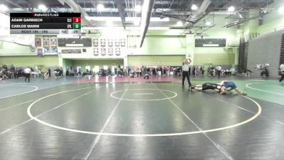 190 lbs Cons. Round 1 - Adam Garbisch, Cleveland vs Carlos Marin, SYLMAR