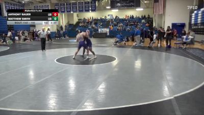 165 lbs 5th Place Match - Matthew Smith, Loras vs Anthony Bauer, Loras