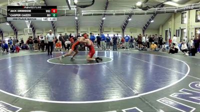 141 lbs 3rd Place Match - Casper Caizzo, Ohio Northern Univerity vs Jack Dinwiddie, Wheeling University