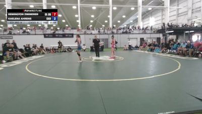 120 lbs Remington Zimmerer, Colorado vs Kaelena Ahrens, California Gold J
