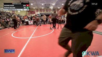 49 lbs Round Of 16 - Kooper Koon, Wyandotte Youth Wrestling vs Maisyn Malone, Bartlesville Wrestling Club