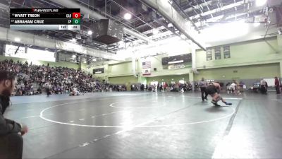 215 lbs Cons. Round 2 - Abraham Cruz, SAN PEDRO vs Wyatt Treon, CARSON