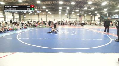 95 lbs Round Of 32 - Kevin Rodriguez, Whitted Trained National Dual Team - MS vs Aidan Shirazi, TDWC Maniacs Grey - MS
