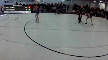 110 lbs Quarterfinal - Drea Kruse, The Best Wrestler vs Sadie Keogh, West Holt