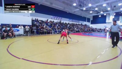 126 lbs Cons. Round 2 - Isaac Caldera, Eleanor Roosevelt vs Joseph Ramirez, El Modena