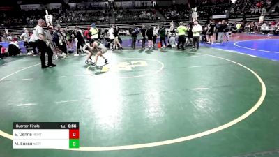 80 lbs Quarterfinal - Eva Denne, Newton Girls vs Madeleine Eosso, North Hunterdon