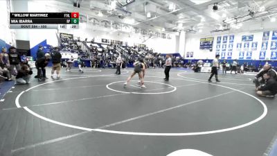 100 lbs Cons. Round 4 - Willow Martinez, Foothill (Santa Ana) vs Mia Ibarra, Riverside Poly
