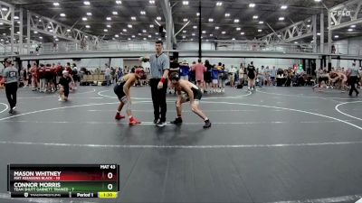 126 lbs Placement (4 Team) - Mason Whitney, Mat Assassins Black vs Connor Morris, Team Shutt Garnett Trained