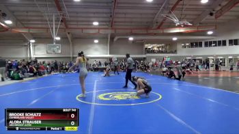 130 lbs Cons. Round 4 - Brooke Schultz, Cumberland Valley vs Alora Strauser, Archbishop Alter