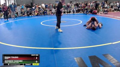 92 lbs Round 2 - Isaiah Toledo, NWWC vs Dominick Sanchez, Forks Wrestling Club