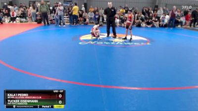 67 lbs Champ. Round 1 - Kala`i Pedro, Bethel AllStars Wrestling Club vs Tucker Eisenmann, Mat Rats Rebooted