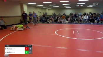 145 lbs Rr Rnd 2 - Greyden Gustas, CRWC HS vs Jordan Joslyn, Ragin Raisins Catawba HS