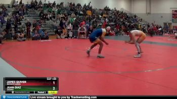 150 lbs Quarterfinal - Juan Diaz, Legend vs James Quiver, Buckeye Union