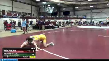 157 lbs Cons. Round 2 - Trevor O`Mara, Plymouth State University vs Luke Pinzino, Western New England University