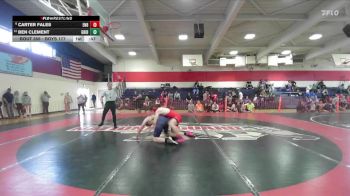 Boys 177 lbs Cons. Round 2 - Carter Fales, East Nicolaus Boys vs Ben Clement, Gridley Boys